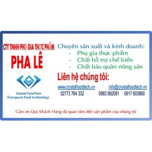 Công Ty TNHH Phụ Gia Thực Phẩm Pha Lê